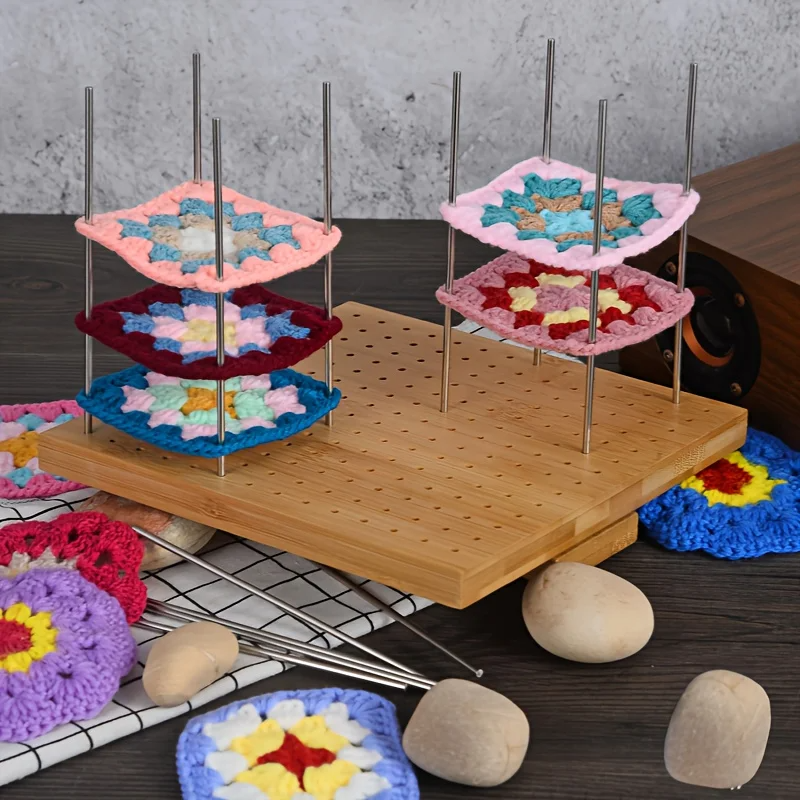 CrochetFun: Vierkante Brei Haakgidskaarten en Blokbordset