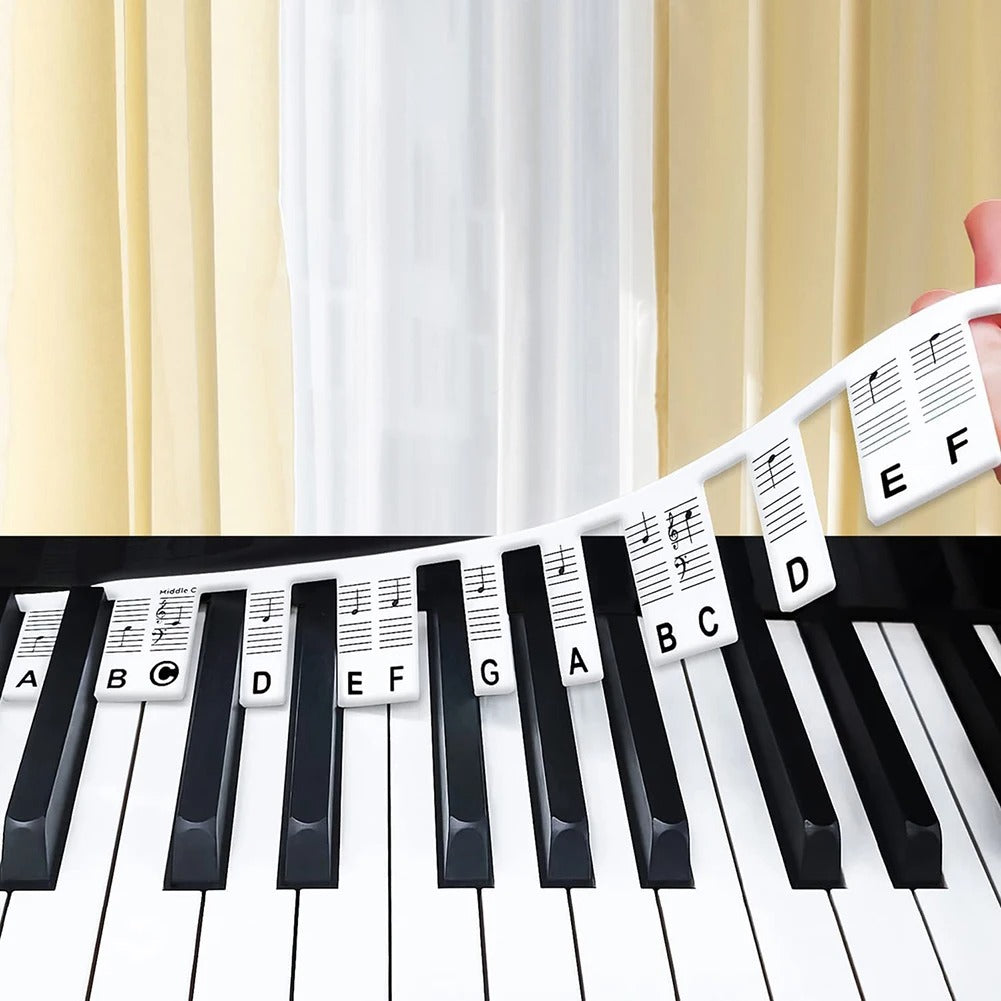 Marcatino™ KeyboardLabel - Verwijderbaar Piano en Toetsenbord Siliconen Etiket