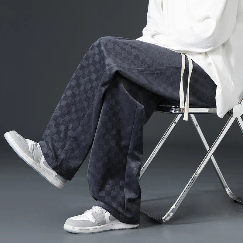 Marcatino™ | Geruite Corduroy Sweatbroek