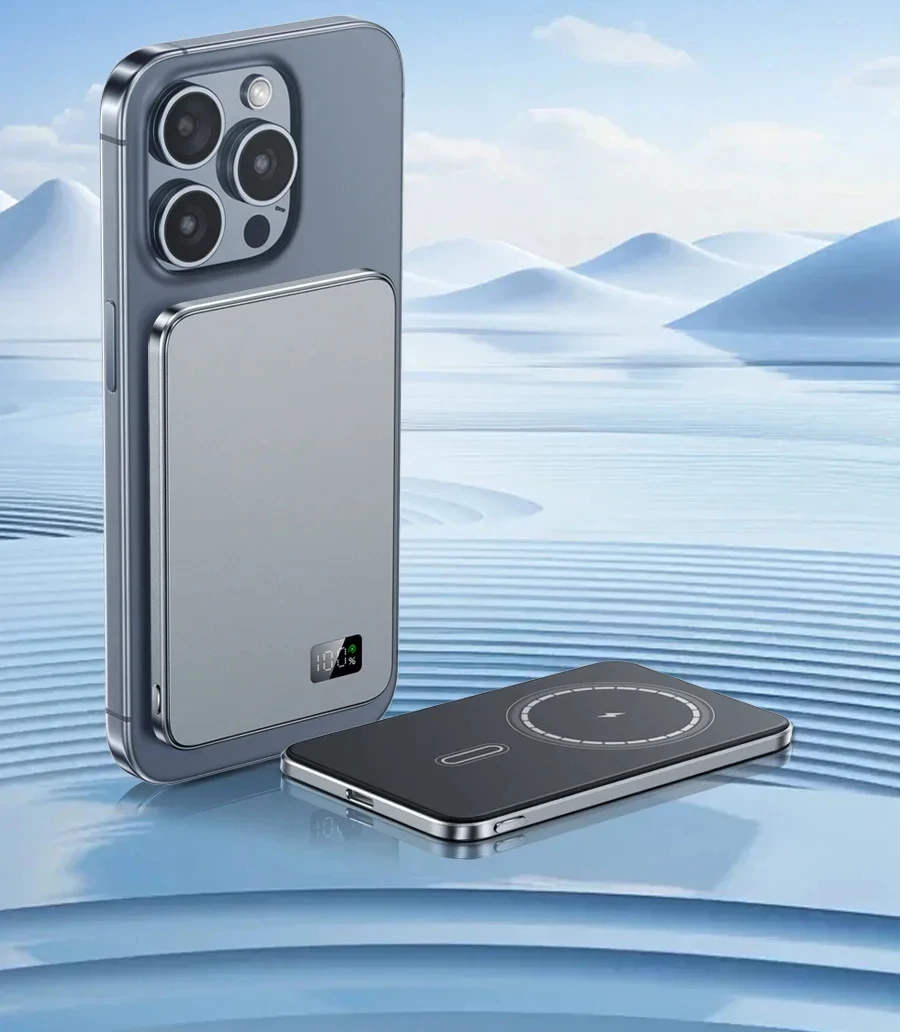 MagneticPower - 3-in-1 Snelle Magnetische Oplader Draagbare Powerbank
