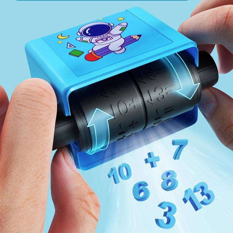 SmartMath: Wiskunde Roller Onderwijzen Stempel 4 Stuks Set