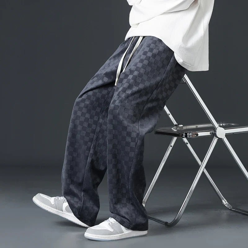 Marcatino™ | Geruite Corduroy Sweatbroek