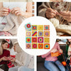 CrochetFun: Vierkante Brei Haakgidskaarten en Blokbordset
