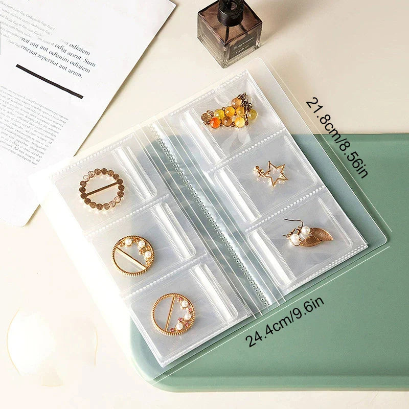 JewelryStorage: Transparant Juwelen Opbergboek Set