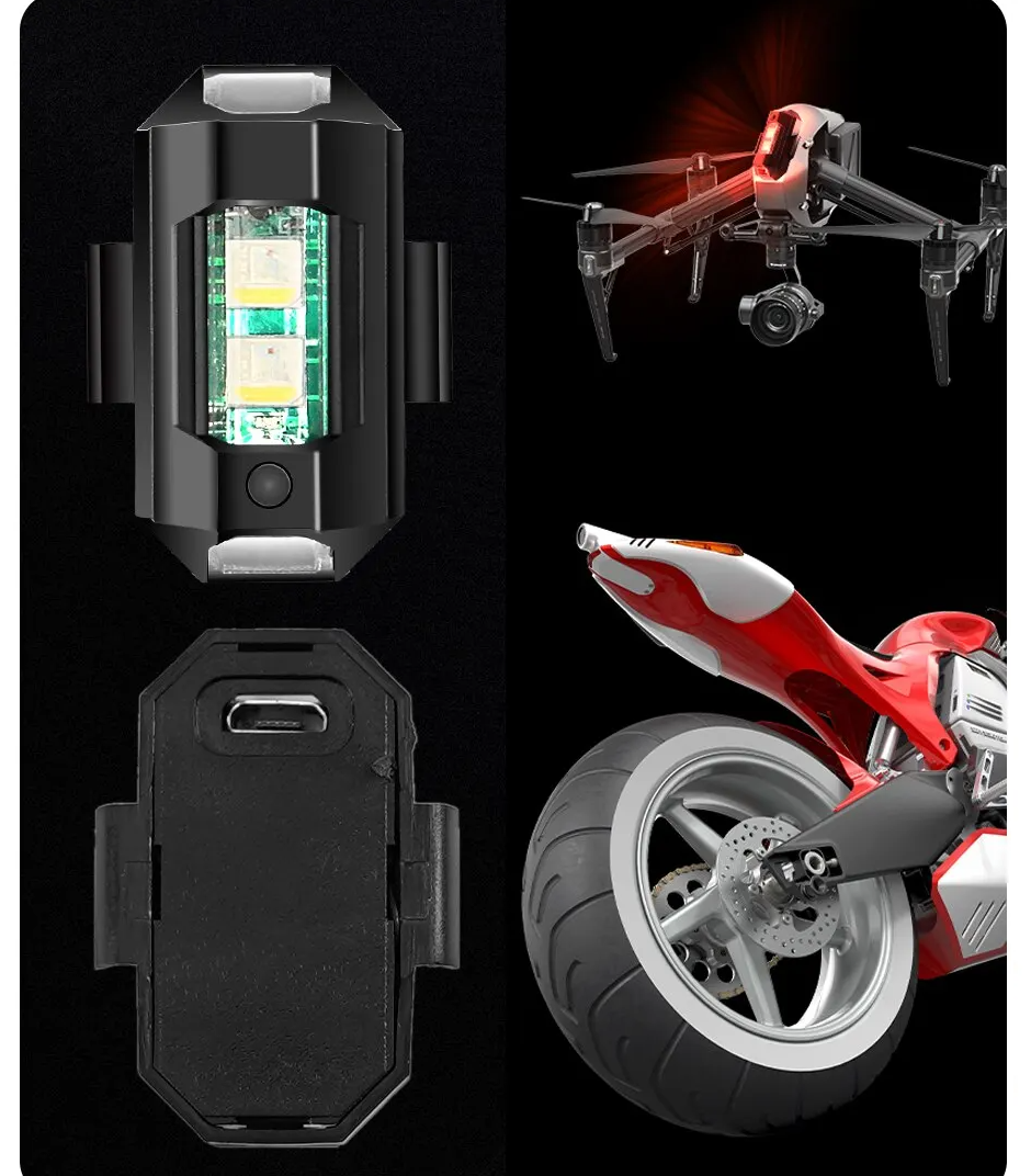 MiniLights 2+2 GRATIS: Multifunctioneel Flits LED Auto Lichten Met Afstandsbediening
