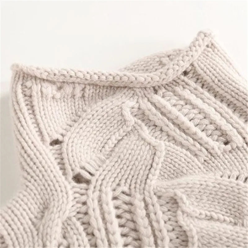 Marcatino™ | Stijlvolle Herfst en Winter Ontwerp Holle Twist Wollen Trui voor Vrouwen