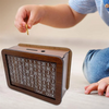 MoneyBox 1+1 GRATIS - Houten Euro Gegraveerd Geld Spaargeld Doos