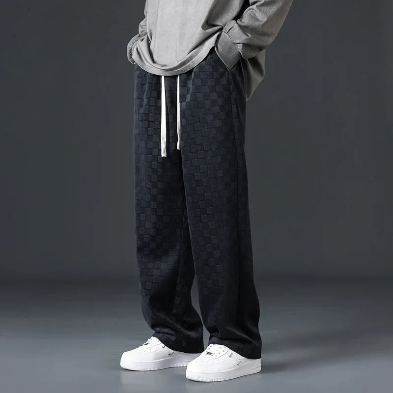 Marcatino™ | Geruite Corduroy Sweatbroek