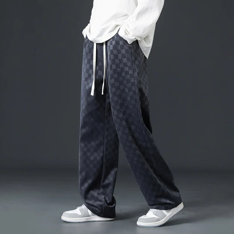 Marcatino™ | Geruite Corduroy Sweatbroek