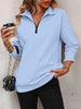 Marcatino™ | Loshangende Schouders met Rits Sweatshirt