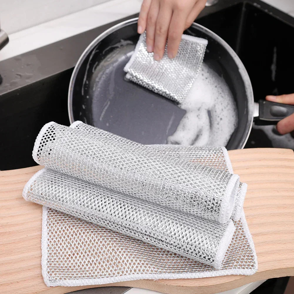MultiScrub 5+5 GRATIS: Multifunctionele, Krasvrije Keuken Scrubspad