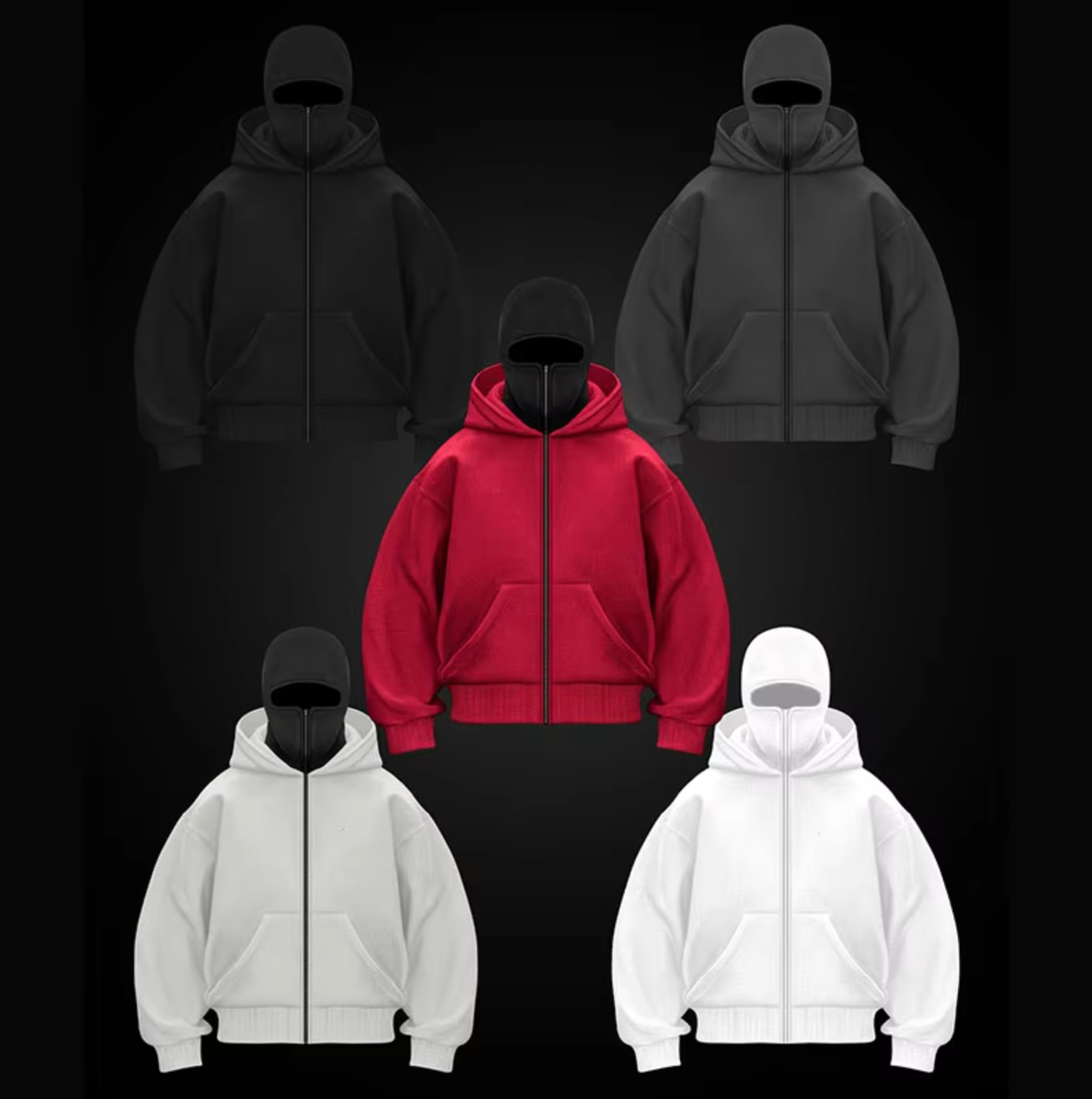 Marcatino™ | Zwarte Hoodie