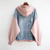 Marcatino™ | Vintage Denim Split Capuchon Casual Jas