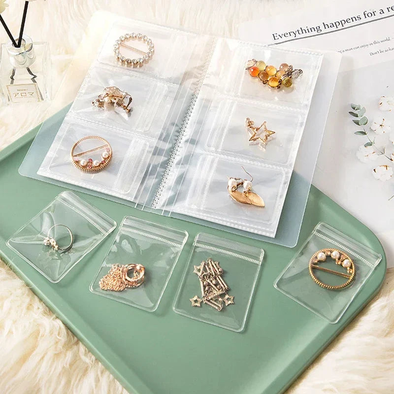 JewelryStorage: Transparant Juwelen Opbergboek Set
