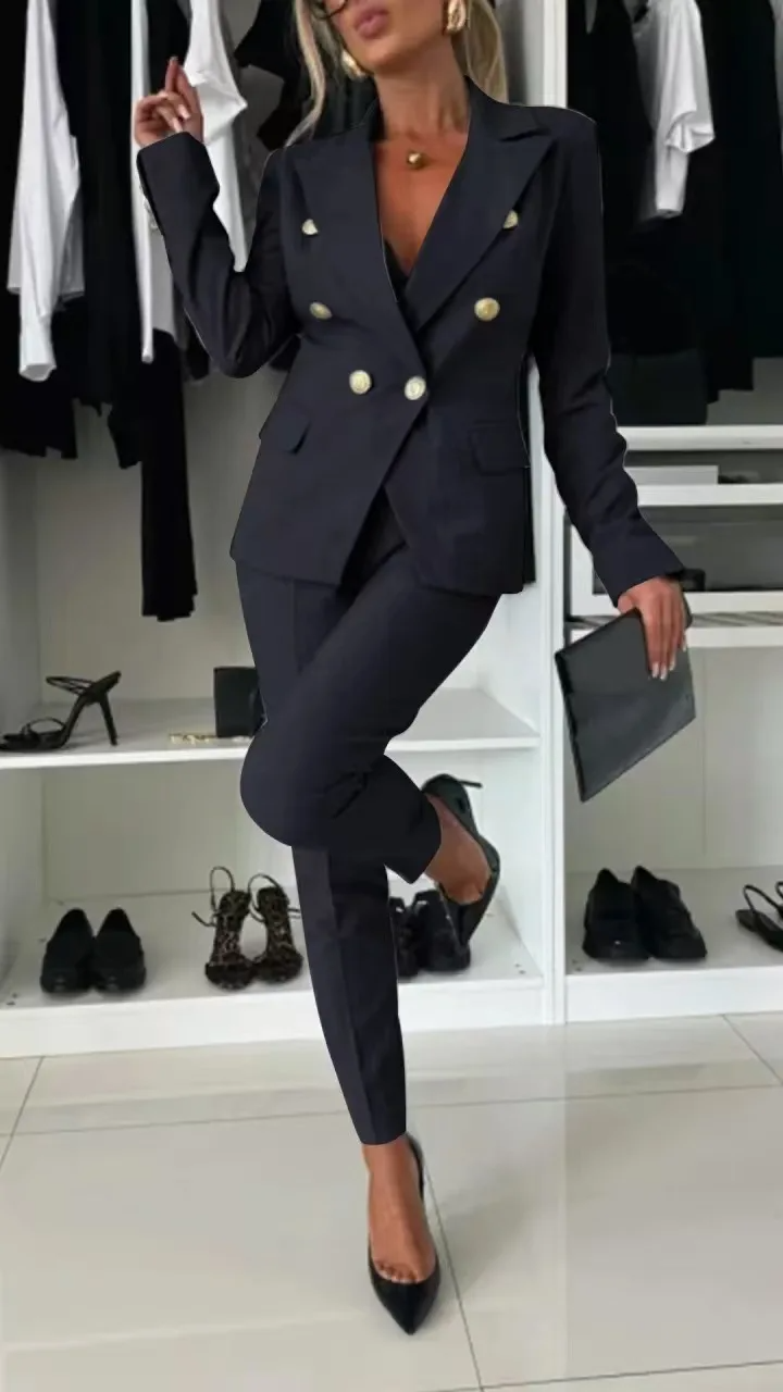FormalSet: Elegante En Formele Set - Dames Blazer En Broekpak