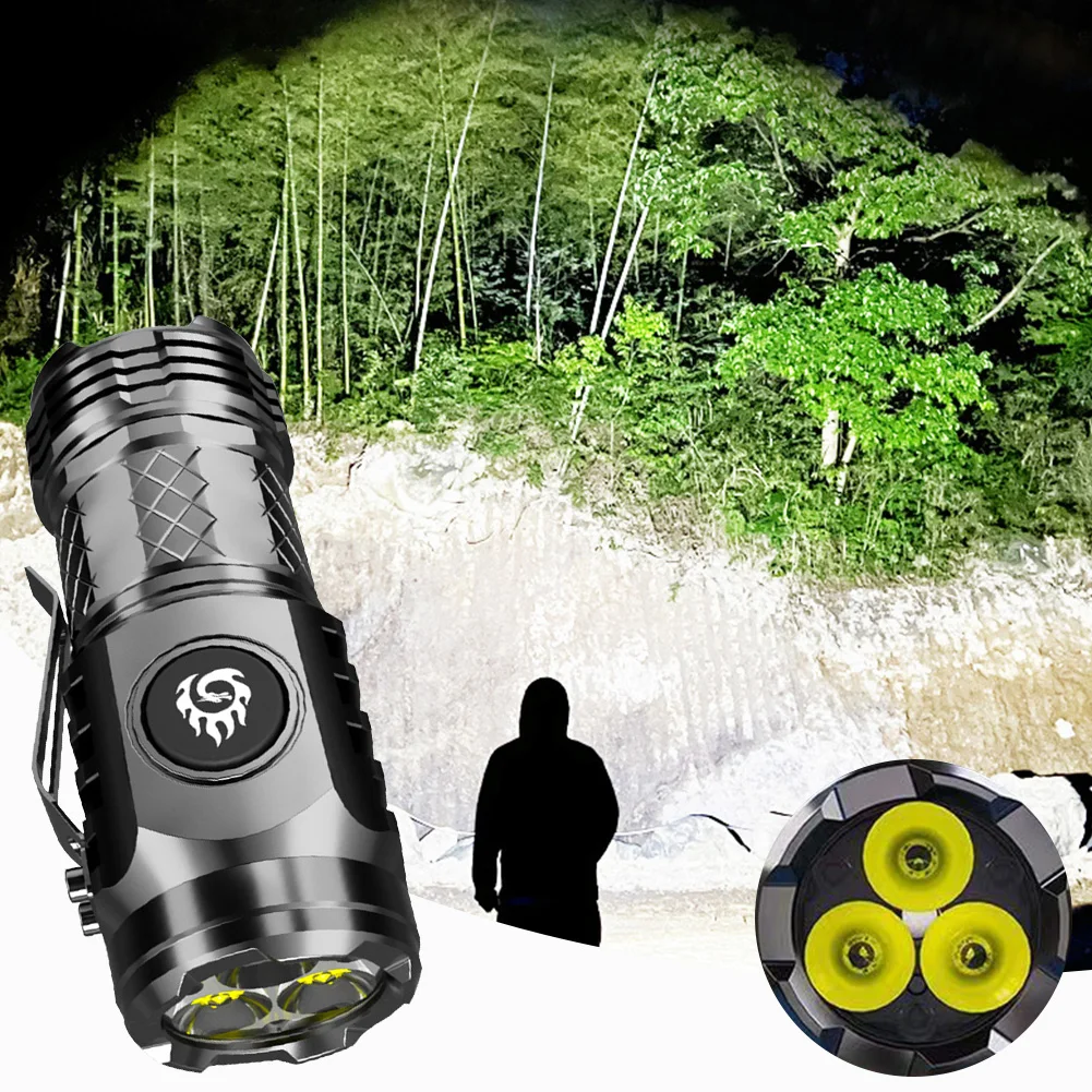 FlashlightMini 1+1 GRATIS - Mini Drieoog Super Power Zaklamp