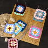CrochetFun: Vierkante Brei Haakgidskaarten en Blokbordset