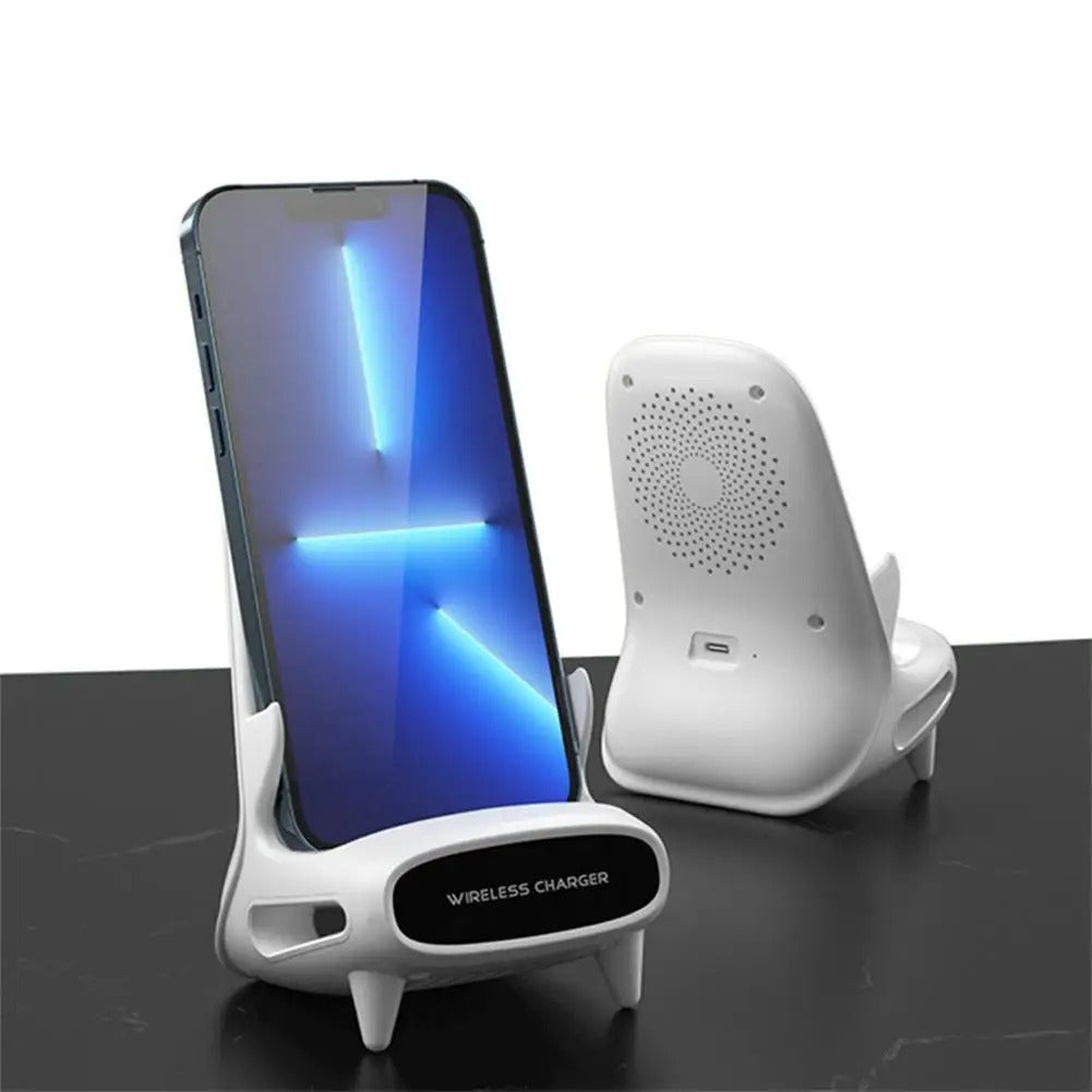Marcatino™ ChargingChair: Mini Stoel Wireless Telefoon Snellader