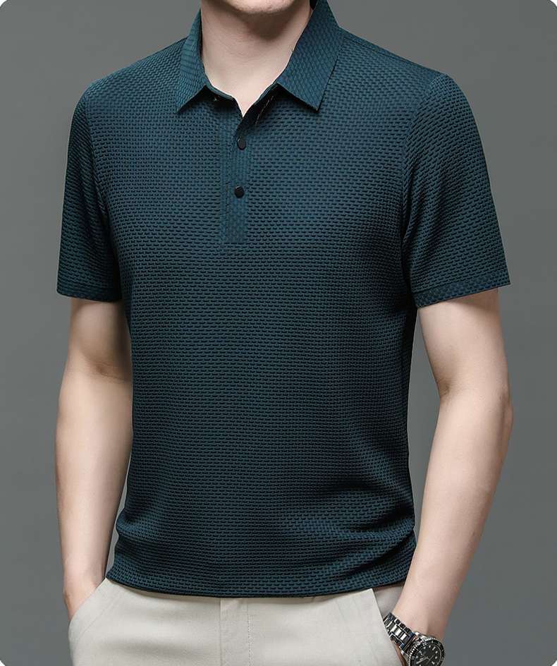 Marcatino™ ComfyShirt 1+1 GRATIS: Comfortabel Stijlvol Ademend Herenoverhemd Met Korte Mouwen