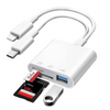 Marcatino™ CardReader: 3 in 1 Dubbel Poort Gadget Kaart Lezer