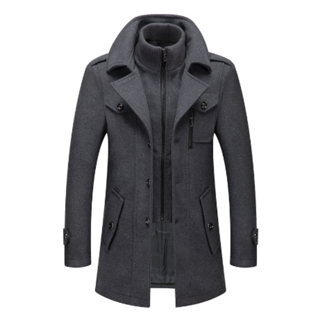 Marcatino™ | Luxe Stijlvolle Trenchcoat met Dubbele Kraag