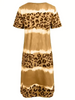 Marcatino™ LeopardDress: Dames Luipaard Print Jurk