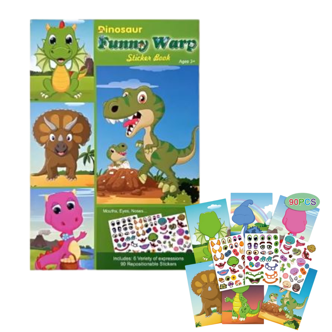 StickersBook 2+1 GRATIS: DIY Stickerboek Knutselen Voor Jongens En Meisjes