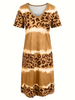 Marcatino™ LeopardDress: Dames Luipaard Print Jurk