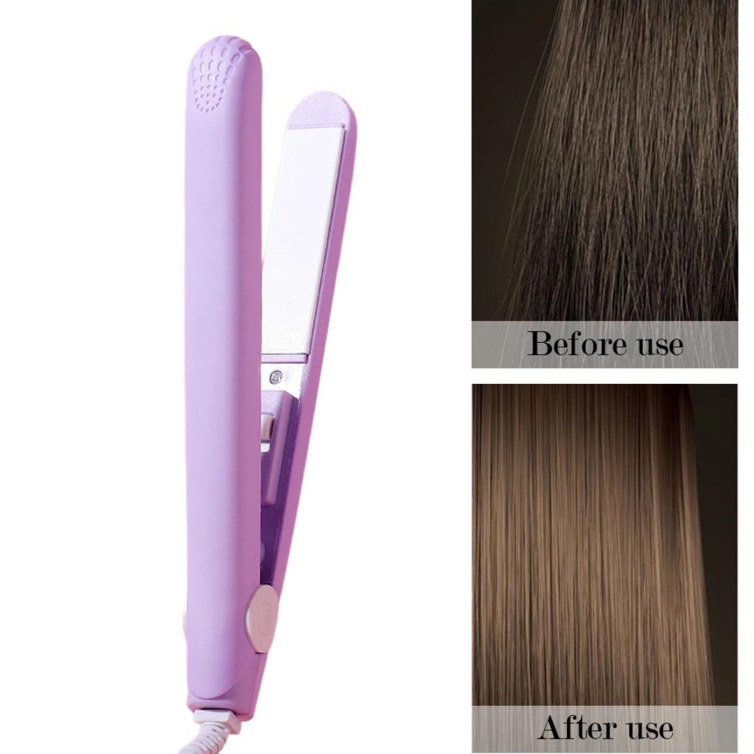 CurlingIron: 2-in-1 Mini Haarkruller En Stijltang