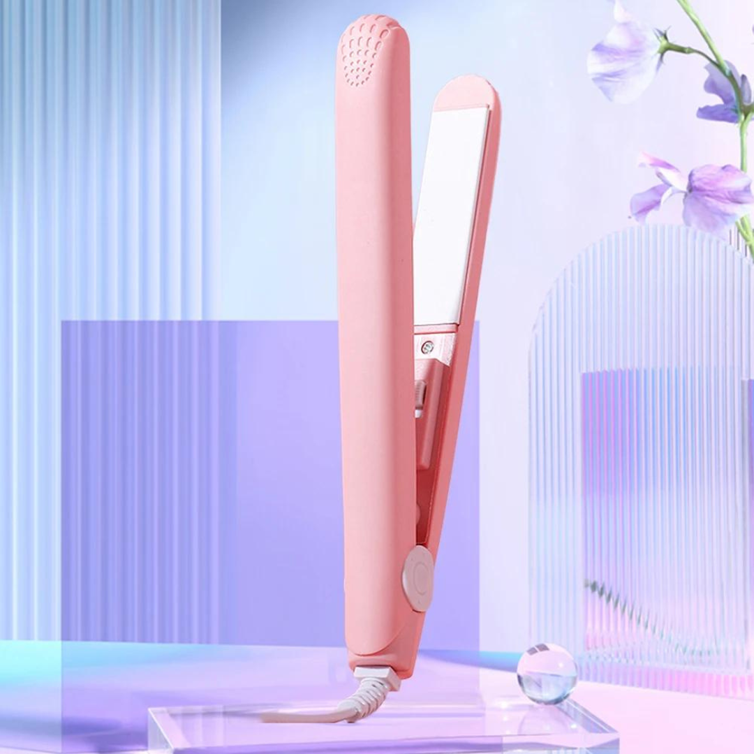 CurlingIron: 2-in-1 Mini Haarkruller En Stijltang