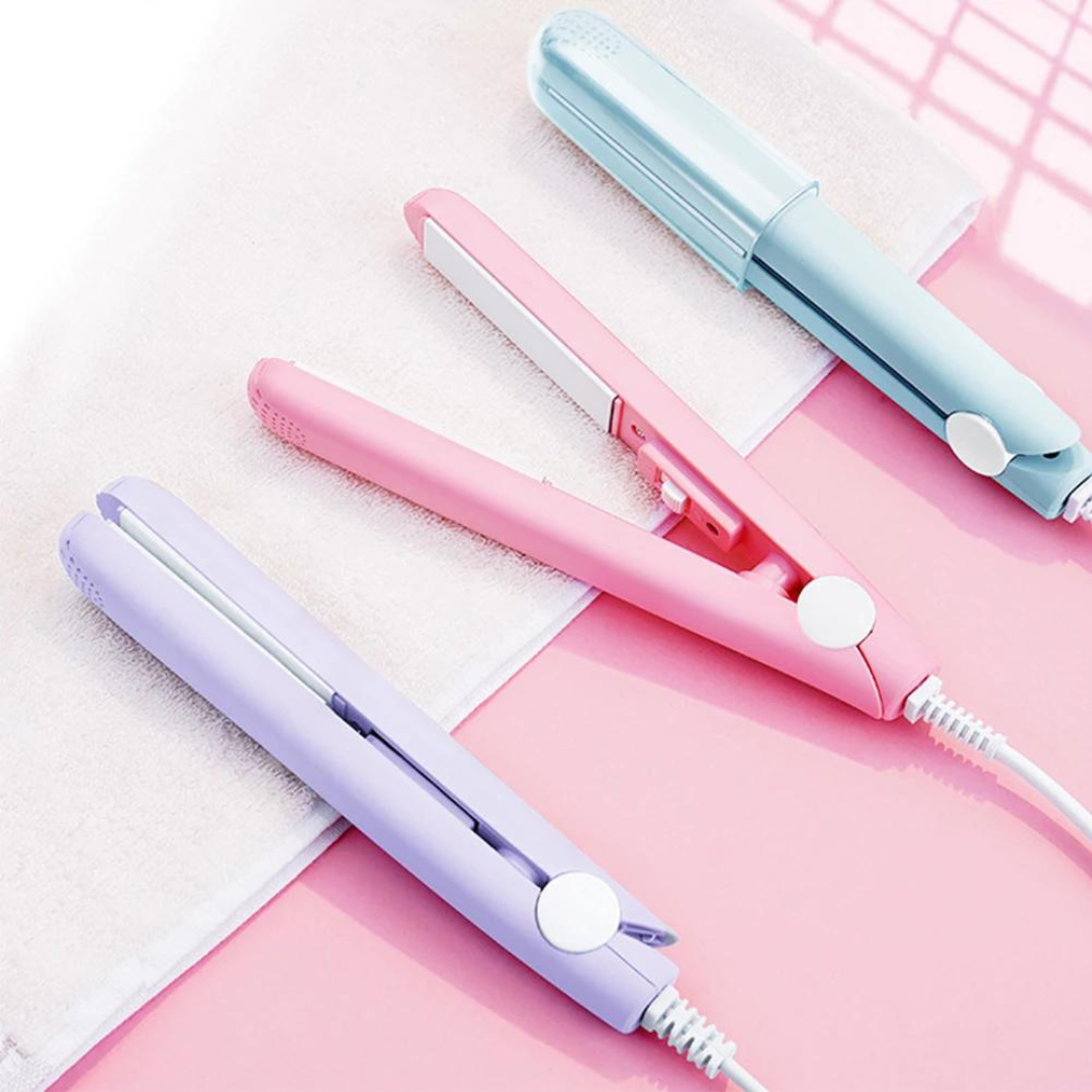 CurlingIron: 2-in-1 Mini Haarkruller En Stijltang