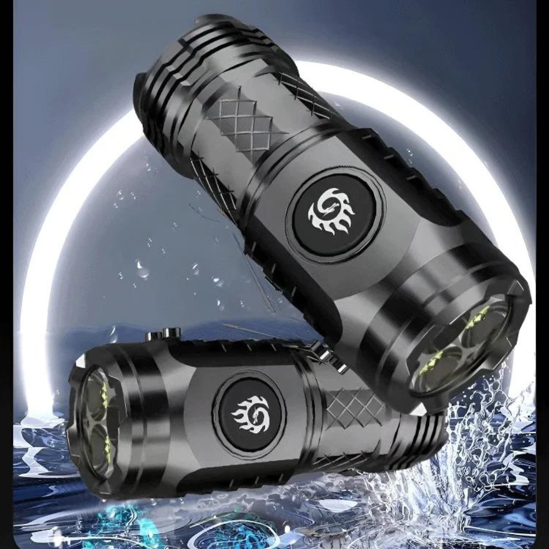 FlashlightMini 1+1 GRATIS - Mini Drieoog Super Power Zaklamp
