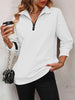 Marcatino™ | Loshangende Schouders met Rits Sweatshirt