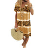 Marcatino™ LeopardDress: Dames Luipaard Print Jurk