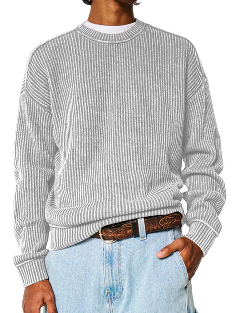 Marcatino™ | Heren Sweater Met Veelzijdige Ronde Hals