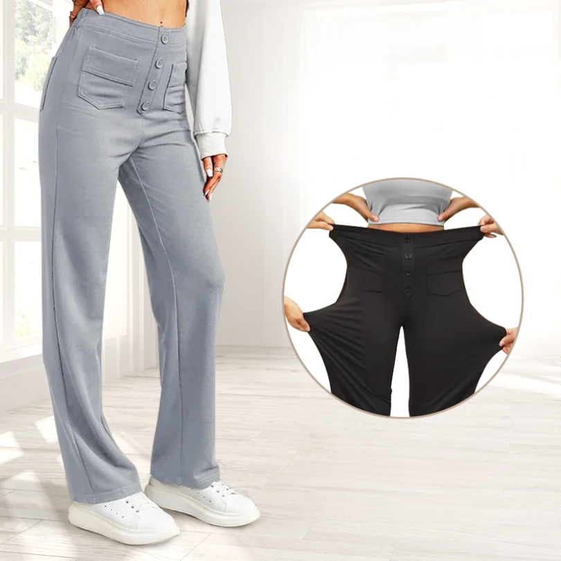 StretchyPants: Hoge Taille Comfortabele Flexibele Rekbare Broek