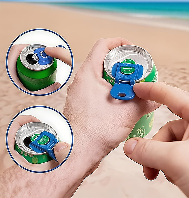 CanOpener: Eenvoudige Blikopener en Drankbeschermer Set