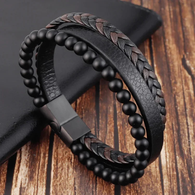 BraceletCharm 1+1 GRATIS: Kalmerende Natuurlijk Steen Anxiety Charme Armband