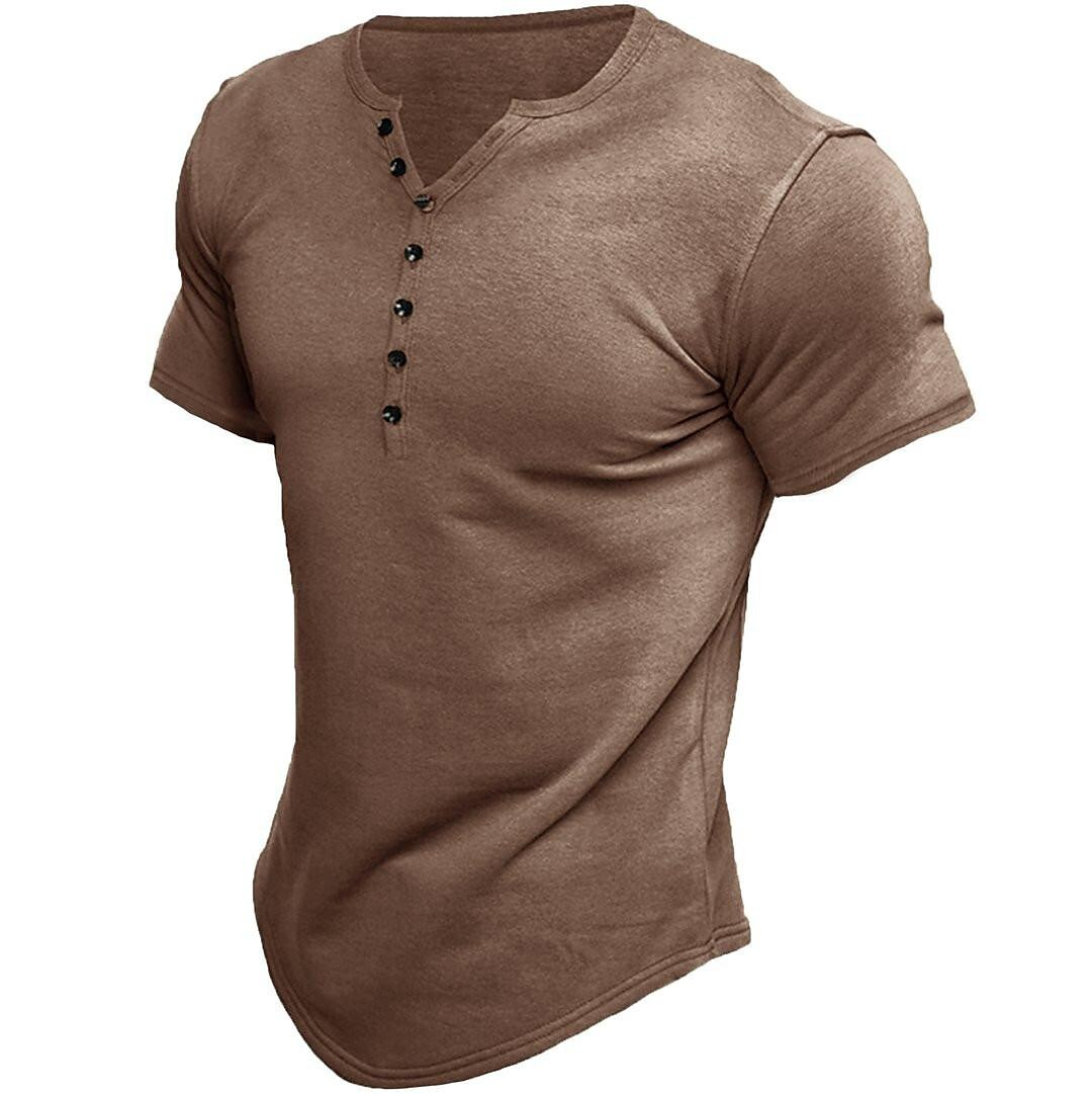 CasualT-Shirt: Casual T-shirt Met Korte Mouwen voor Mannen