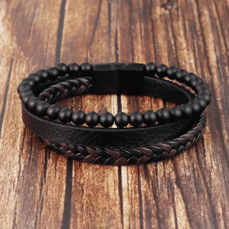 BraceletCharm 1+1 GRATIS: Kalmerende Natuurlijk Steen Anxiety Charme Armband