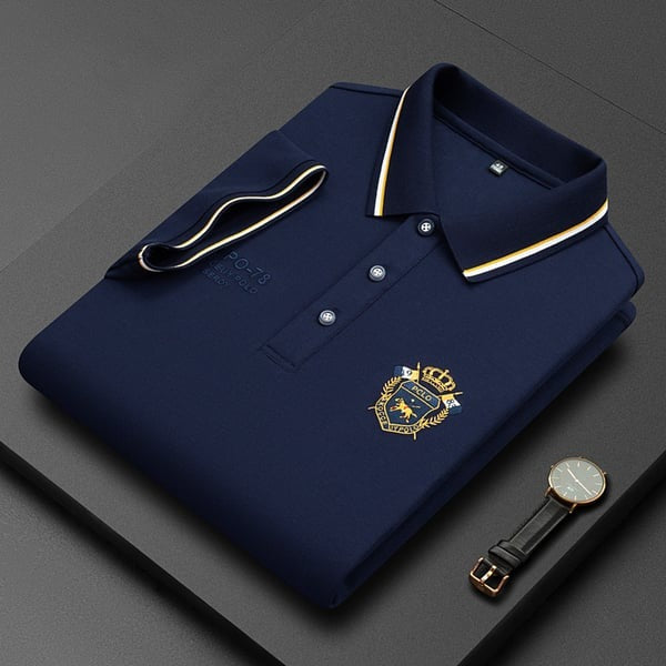Marcatino™ | Solide Kleur Zakelijke Geborduurd Poloshirt