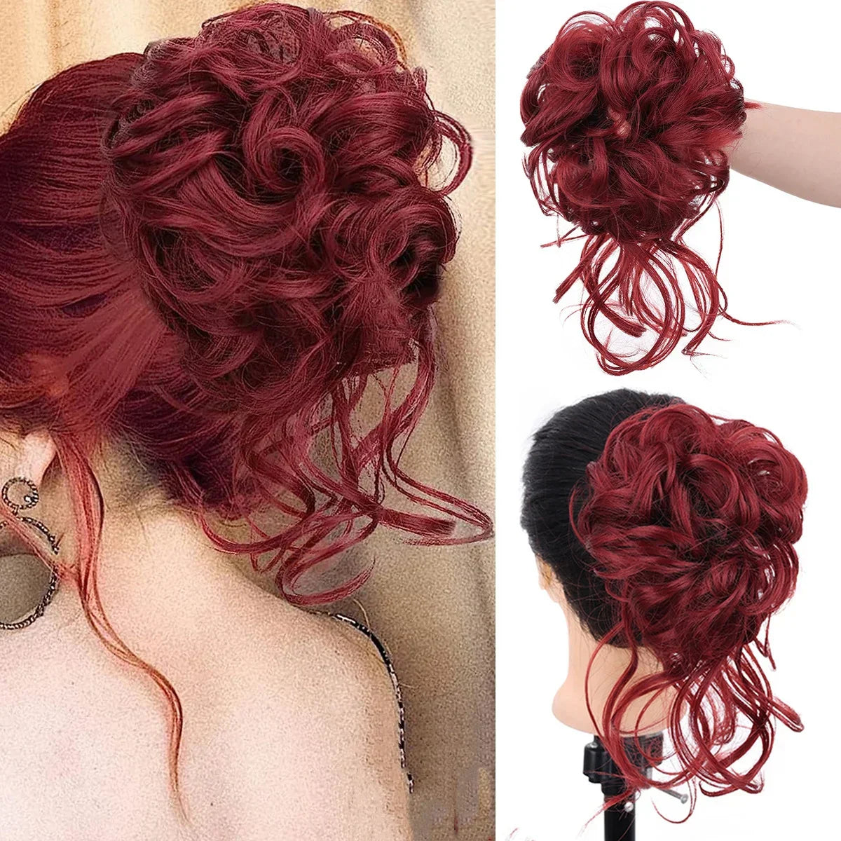 HairBun 1+1 GRATIS: Instant Krullend Vrouwen Haar Bun Clip