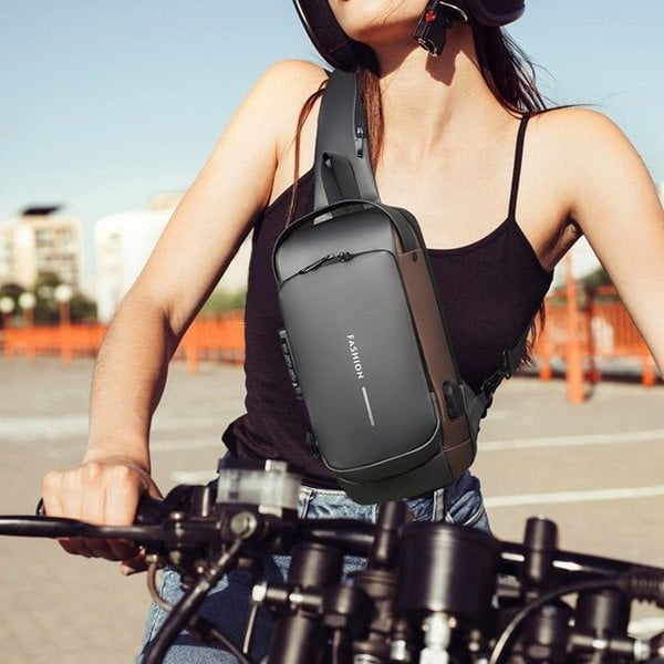 Marcatino™ | USB Opladen Sport Sling Anti-Diefstal Tas