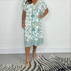 Marcatino™ CasualDress: V-Hals Franjes Mouwen, Casual Boho Zomer Jurk