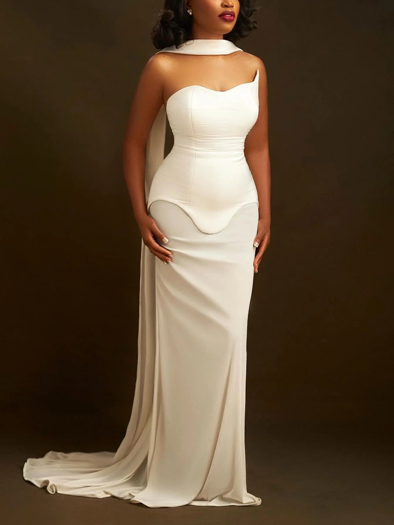 Marcatino™ | One Shoulder Elegante Korsetjurk
