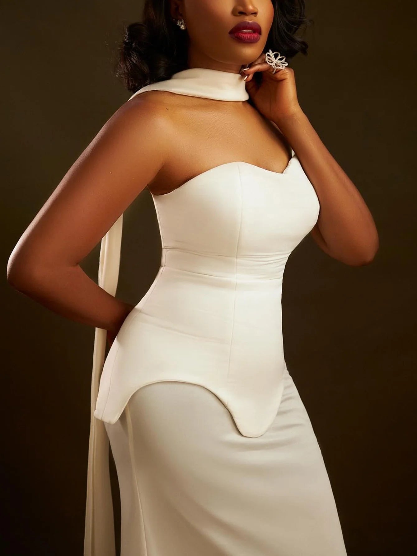 Marcatino™ | One Shoulder Elegante Korsetjurk
