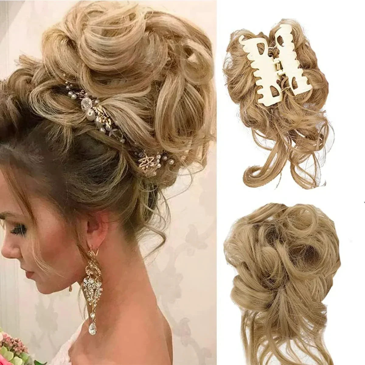 HairBun 1+1 GRATIS: Instant Krullend Vrouwen Haar Bun Clip