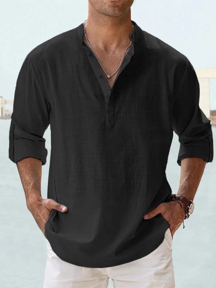 Marcatino™ | Casual Lange Mouwen Herenoverhemd