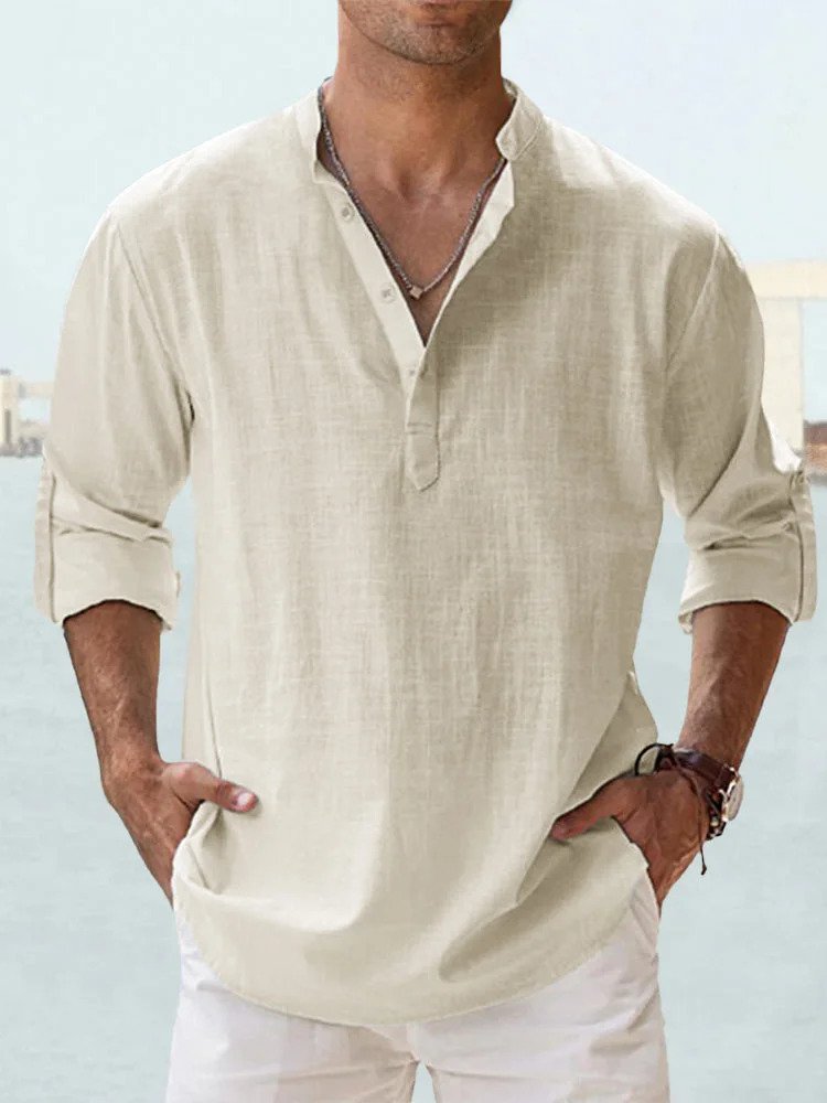 Marcatino™ | Casual Lange Mouwen Herenoverhemd