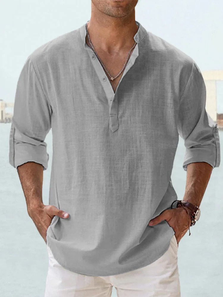 Marcatino™ | Casual Lange Mouwen Herenoverhemd